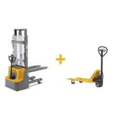 Jungheinrich pinkkari perusnostolla + pumppukärry | Jungheinrich Shop