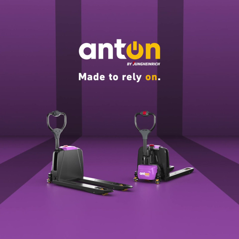 Edullinen sähkökäyttöinen lavansiirtovaunu | AntOn by Jungheinrich