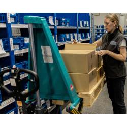 Sähköllä toimiva saksinostovaunu, 1000 kg | Jungheinrich Shop