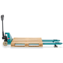 Kestävä pumppukärry pitkillä 2000 mm haarukoilla | Jungheinrich Shop