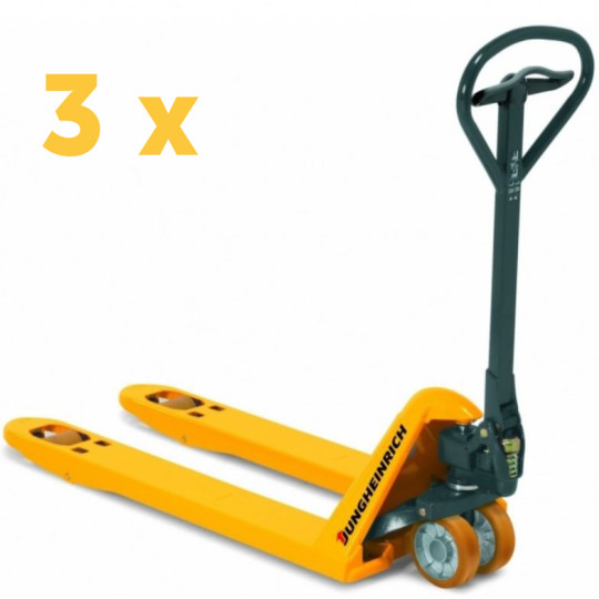 Jungheinrich pumppukärry pakettitarjous 3 kpl | Jungheinrich Shop